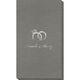 Wedding Rings Bamboo Luxe Guest Towels Image 3 of 3